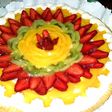Tartas de frutas de estación