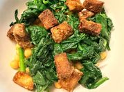 Una foto de tofu adobo