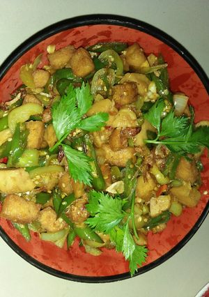 Foto resep Tumis bakso tempe gembus lombok ijo😘😘