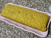Una foto de budin harina de mandioca