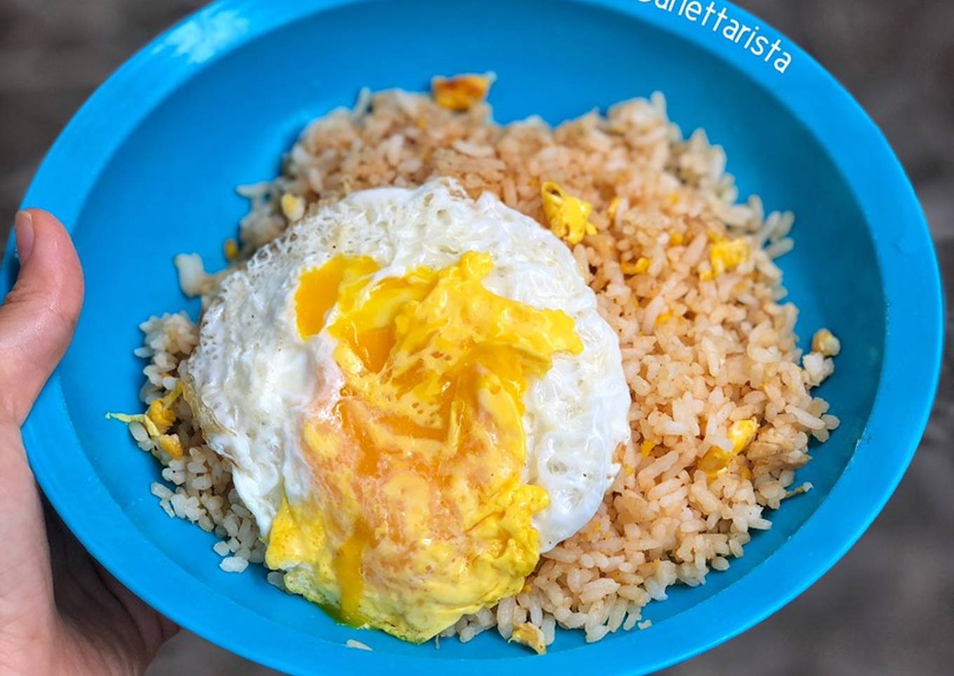 Nasi goreng kari ayam