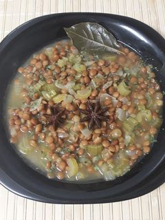Una foto de Lentejas con especias al estilo hindú