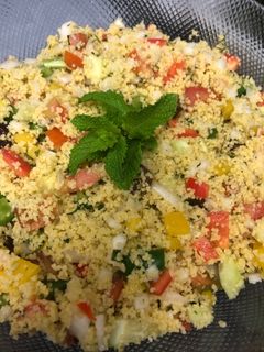 Una foto de 356. Tabulé con aromas cítricos (entrante ensalada)