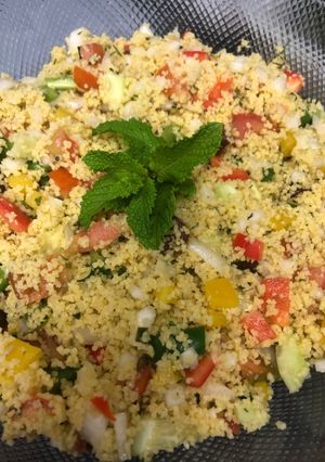 Una foto de 356. Tabulé con aromas cítricos (entrante ensalada)