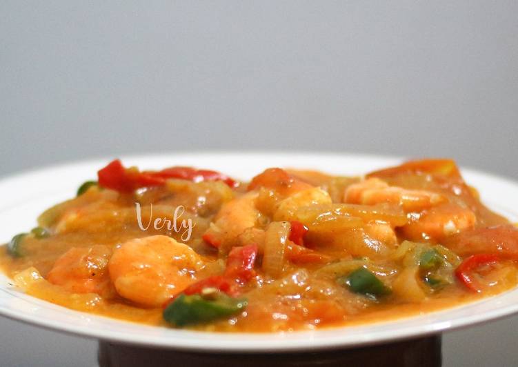 Udang asam manis 🦐 (ala resto)