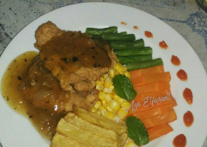 Resep Steak Ayam Crispy Oleh Aya Elfasaril Cookpad