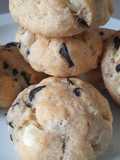Cookies salés feta, olives noires et parmesan