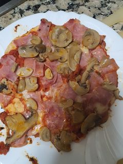 Una foto de Pizza sana