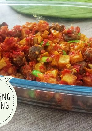 Foto resep Sambal goreng hati kentang