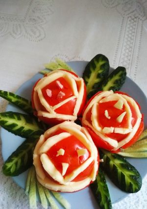 Фото Закуска "Розы".
