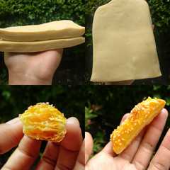 A picture of Puff pastry homemade.