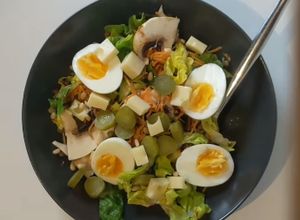 Une photo de Salade d'hiver végétarienne
