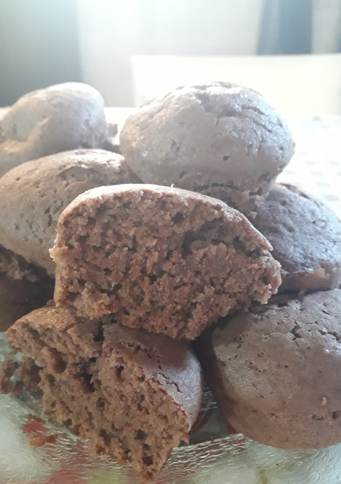 Una foto de Muffins veganos de chocolate y café