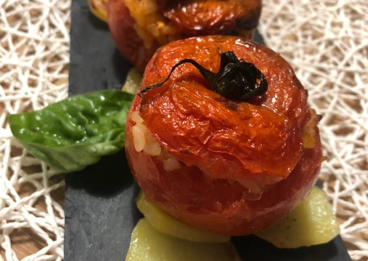 Pomodori a grappolo Con riso