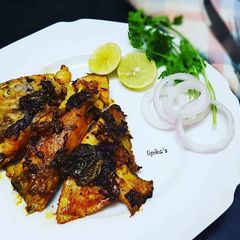 A picture of Masala Grilled Pomfret  Fish.