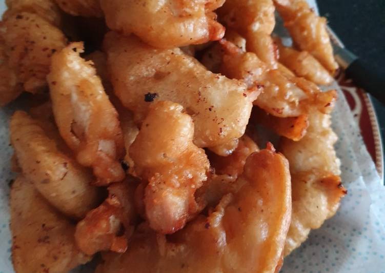 Easiest Way to Make Perfect Beer batter chicken strips 🤤👌