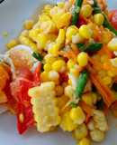 Sweet Corn Salad with Salted Egg