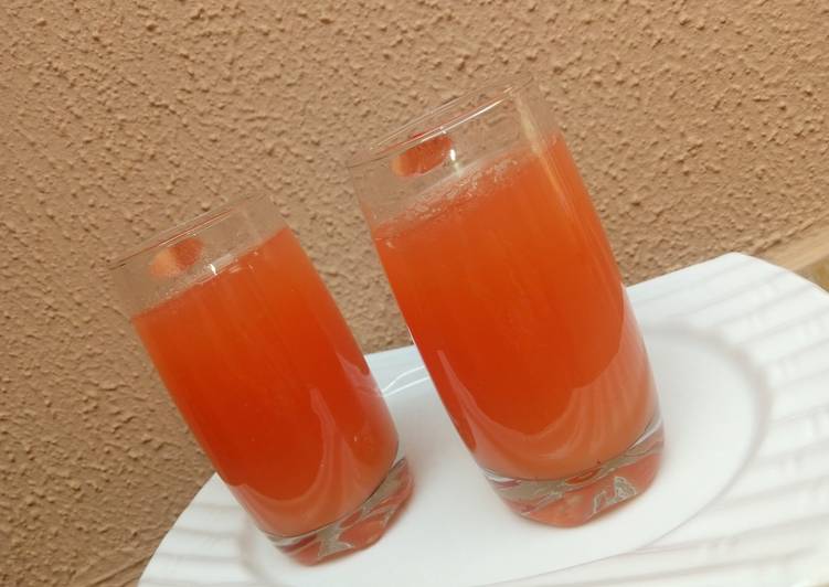 Recipe of Quick Pineapple &amp; watermelon juice #bestof2019