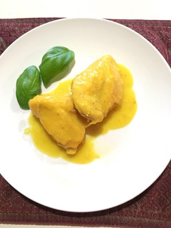 Una foto de Filete de Pollo bañado en jugos de Naranja y Limón
