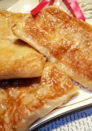 صورة لوصفة 😂 فطير الطاسه المحشي 😋