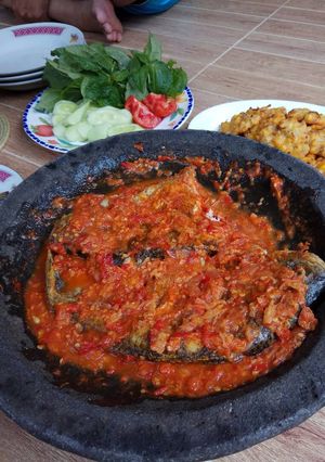 Foto resep Pecak ikan gurame