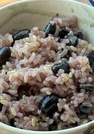 A picture of Black Bean Rice.