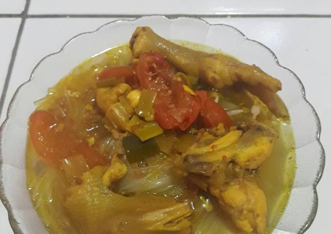 Resep Soto tulang ceker ayam, Andalan