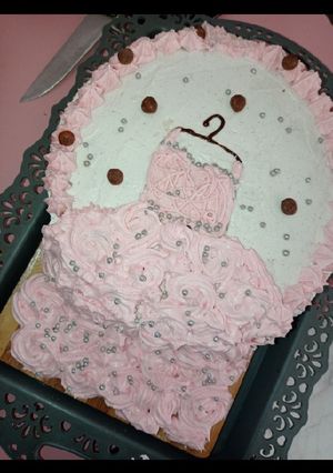 صورة لوصفة كيكة عيد ميلاد 🌺