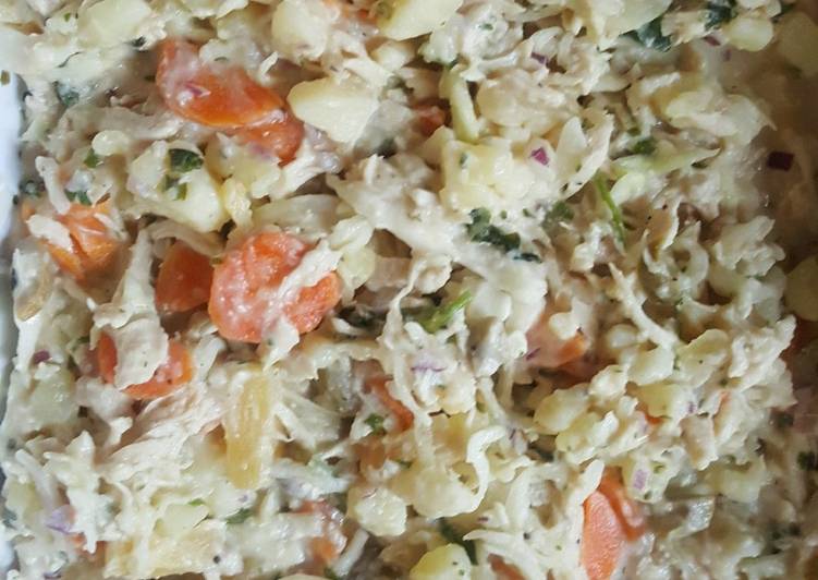 Ensalada de pollo.#menosde10