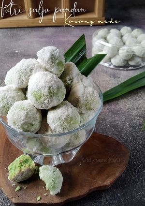 Foto resep Putri salju pandan kacang mede
