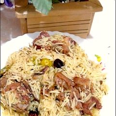 A picture of Beef Pulao.