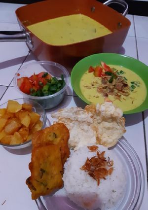 Foto resep Soto santan kuah kuning