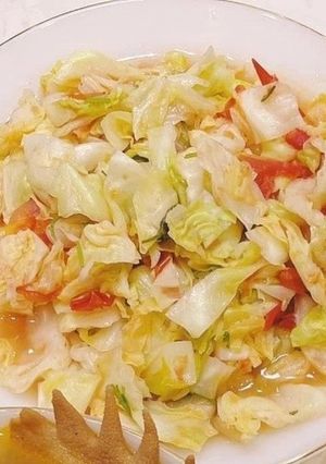 Hình của món Rau bắp cải xào.