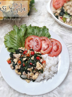 Foto resep Nasi gila (tumis pakcoy)