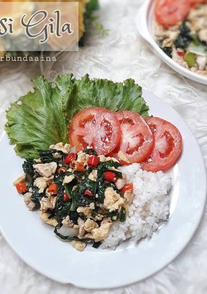 Foto resep Nasi gila (tumis pakcoy)