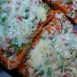 चीज़ ब्रेड पिज़्ज़ा (cheese bread pizza recipe in Hindi)