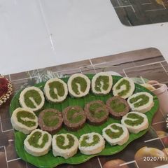 A picture of Panner and chocolate lauki carrot mithai.