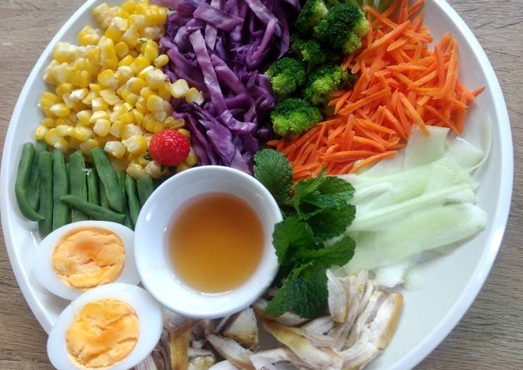 Resep 🥗 salad sayur Lezat