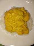 Curry de "no pollo" (receta vegana)