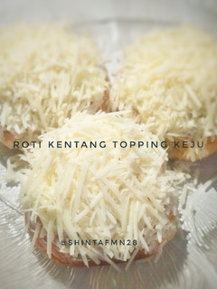 Foto resep Roti Kentang Topping Keju