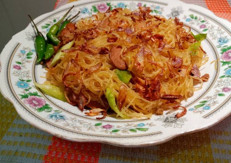 Resep Unik Bihun Goreng Gurih Mantul