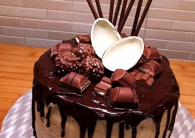 Torta favolosa Drip cake kinder ricetta spettacolare con tutti i trucchi  del mestiere 