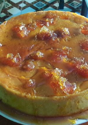 Una foto de Flan casero