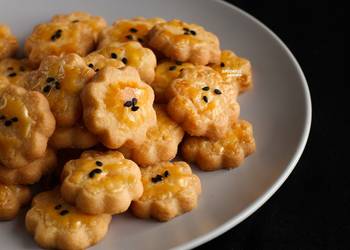 The New Way Cooking Recipe Salted Egg Yolk Cookies Yummy