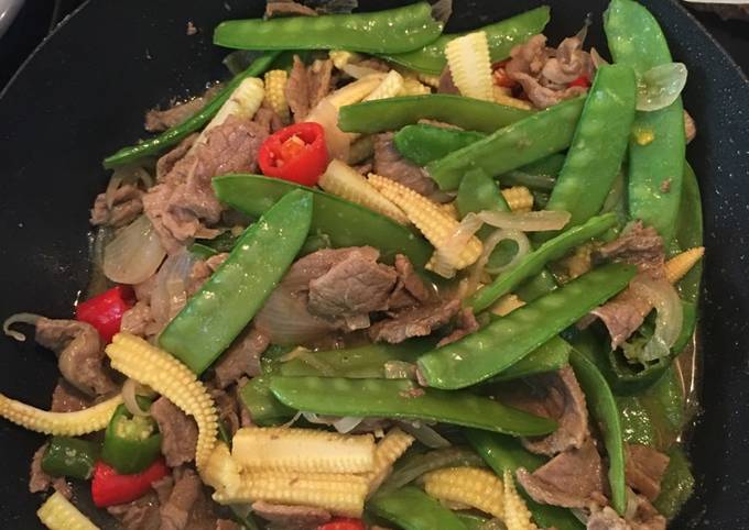 Resep: Tumis daging jagung Muda bumbu kuning Ekonomis Untuk Jualan