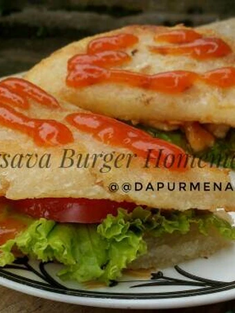 Cara Mudah Menyiapkan Resep Cassava Burger Homemade, no Msg #indonesiamemasak yang Sempurna Anti Ribet, Menggugah Selera