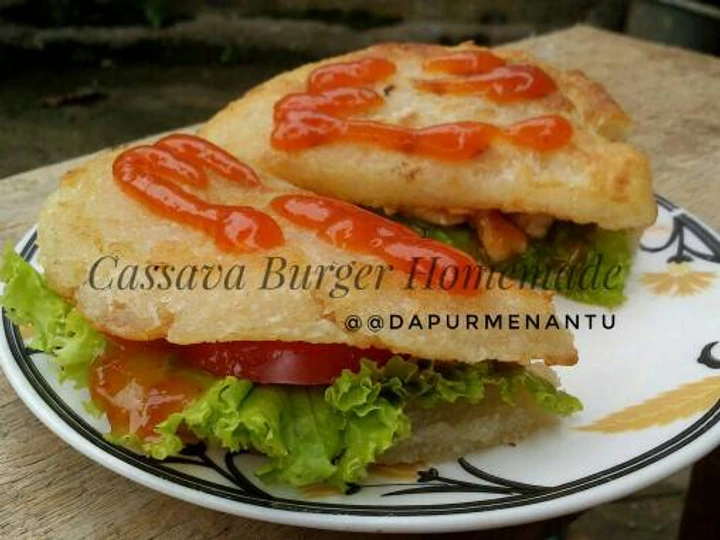 Cara Mudah Menyiapkan Resep Cassava Burger Homemade, no Msg #indonesiamemasak yang Sempurna Anti Ribet, Menggugah Selera