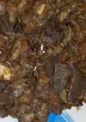 A picture of Fried liver.