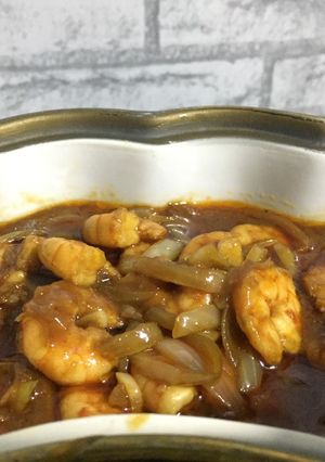 Foto resep Udang saos
