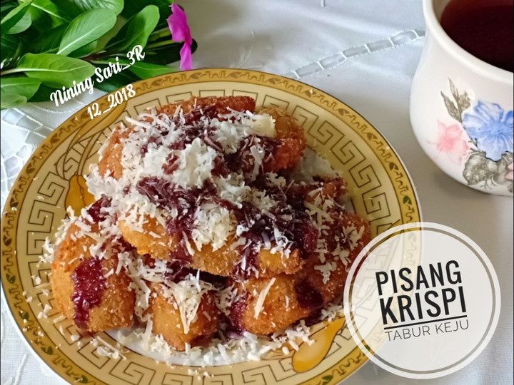 Resep Pisang goreng krispi tabur keju Anti Gagal